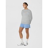 Nike Women’s Studio Fleece Crewneck Sweatshirt(Dark Grey Heather/Sail)