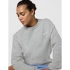 Nike Women’s Studio Fleece Crewneck Sweatshirt(Dark Grey Heather/Sail)