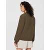 Nike Women’s Studio Fleece Crewneck Sweatshirt(Dark Hazel/Sail)