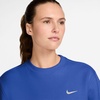 Nike Women’s Studio Fleece Crewneck Sweatshirt(Old Royal/Sail)