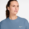 Nike Women’s Studio Fleece Crewneck Sweatshirt(Work Blue/Sail)