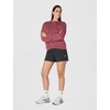 Nike Women’s Studio Fleece Mid-Rise 4″ Shorts(Black Heather/Sail)
