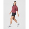 Nike Women’s Studio Fleece Mid-Rise 4″ Shorts(Black Heather/Sail)