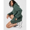 Nike Women’s Studio Fleece Mid-Rise 4″ Shorts(Camo Green/Sail)