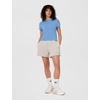 Nike Women’s Studio Fleece Mid-Rise 4″ Shorts(Cream II/Sail)