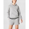 Nike Women’s Studio Fleece Mid-Rise 4″ Shorts(Dark Grey Heather/Sail)