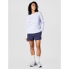 Nike Women’s Studio Fleece Mid-Rise 4″ Shorts(Gridiron/Sail)