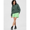 Nike Women’s Studio Fleece Mid-Rise 4″ Shorts(Illusion Green/Sail)