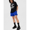 Nike Women’s Studio Fleece Mid-Rise 4″ Shorts(Old Royal/Sail)
