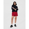 Nike Women’s Studio Fleece Mid-Rise 4″ Shorts(Tough Red/Sail)