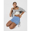 Nike Women’s Studio Fleece Mid-Rise 4″ Shorts(Work Blue/Sail)