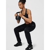 Nike Women’s Studio Fleece Sport Therma-FIT Mid-Rise Pants(Black/White)