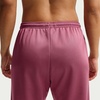 Nike Women’s Studio Fleece Sport Therma-FIT Mid-Rise Pants(Pink Smoke/White)