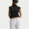 Nike Women’s Studio Fleece Standard Jogger(Birch Heather/Black)