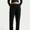 Nike Women’s Studio Fleece Standard Jogger(Total Black/Sail)