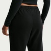 Nike Women’s Studio Fleece Standard Jogger(Total Black/Sail)