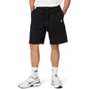 Nike Men’s Club Brushed Fleece Cargo Shorts(Black/Black/White)