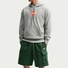 Nike Men’s Club Brushed Fleece Cargo Shorts(Fir/Fir/White)