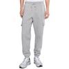Nike Men’s Club Fleece Cargo Pants(Dark Grey Heather/Light Smoke Grey/White)