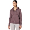 Nike Women’s Sportswear Club Fleece Full-Zip Hoodie(Tattoo/White)