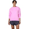 Nike Women’s Studio Fleece Crewneck Sweatshirt(Pink Rise/Sail)