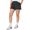 Nike Women’s Studio Fleece Mid-Rise 4″ Shorts(Black Heather/Sail)