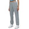 Nike Women’s Studio Fleece Sport Therma-FIT Mid-Rise Pants(Smoke Grey/Heather/White)