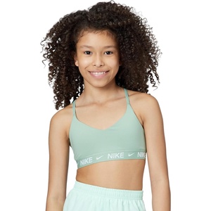 Nike Girls’ Indy Sports Bra(Steam/White)