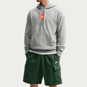Nike Men’s Club Brushed Fleece Cargo Shorts(Fir/Fir/White)
