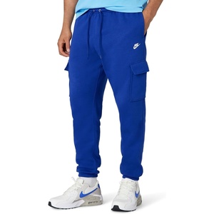 Nike Men’s Club Fleece Cargo Pants(Deep Royal Blue/Deep Royal Blue/White)