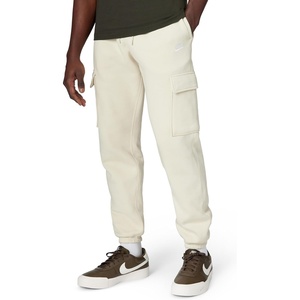 Nike Men’s Club Fleece Cargo Pants(Light Khaki/Light Khaki/White)