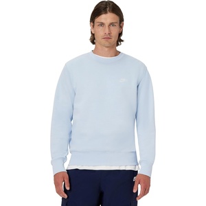 Nike Men’s Club Fleece Crew Sweatshirt(Hydrogen Blue/White)
