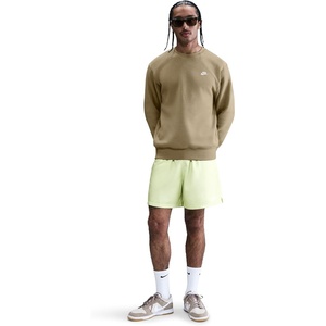 Nike Men’s Club Fleece Crew Sweatshirt(Parachute Beige/White)