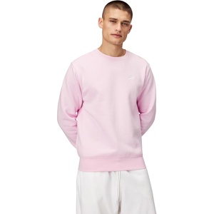 Nike Men’s Club Fleece Crew Sweatshirt(Pink Foam/White)