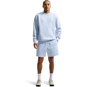 Nike Men’s Club French Terry Flow Shorts(Hydrogen Blue/Hydrogen Blue/White)