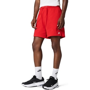 Nike Men’s Club French Terry Flow Shorts(University Red/University Red/White)