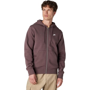 Nike Men’s Club Full-zip Fleece Hoodie(Tattoo/Tattoo/White)
