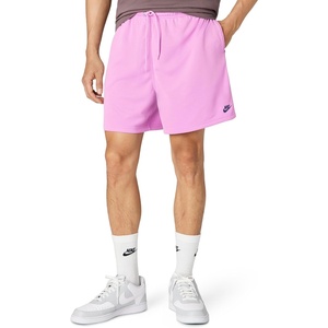 Nike Men’s Club Mesh Flow Shorts(Light Magenta/Midnight Navy)