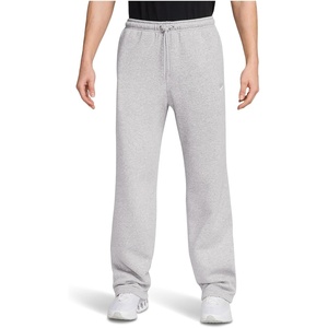 Nike Men’s Sportswear Club Fleece Bungee Pants(Birch Heather/White/White)