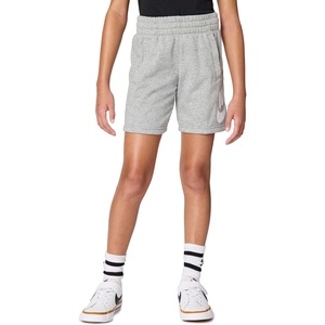 Nike Unisex Big Kids’ Sportswear Club Fleece French Terry Shorts (Big Logo) – Boys and Girls(Dark Grey Heather)