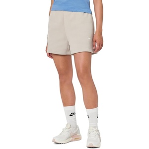 Nike Women’s Studio Fleece Mid-Rise 4″ Shorts(Cream II/Sail)