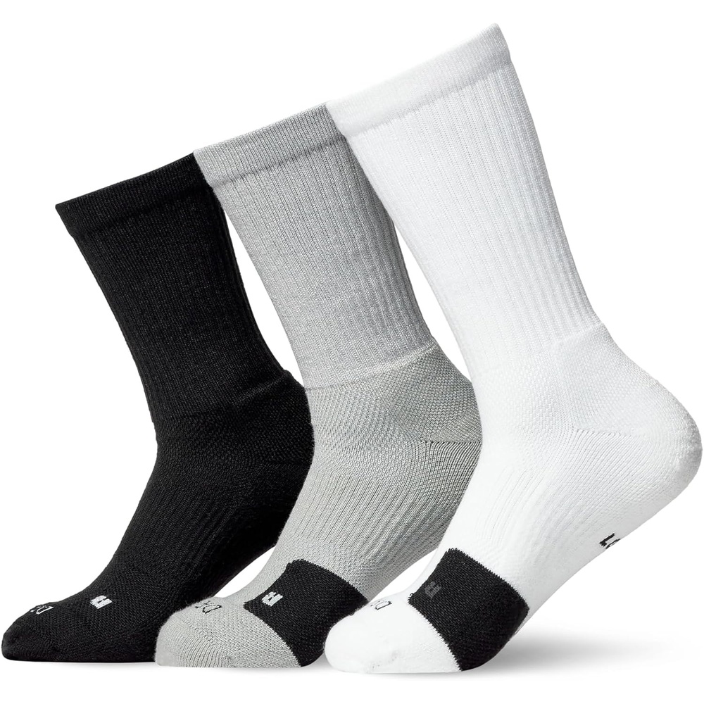 image:imageNike Unisex Adult Everyday Crew Basketball Socks 3 Pair Mens and WomensMulticolor