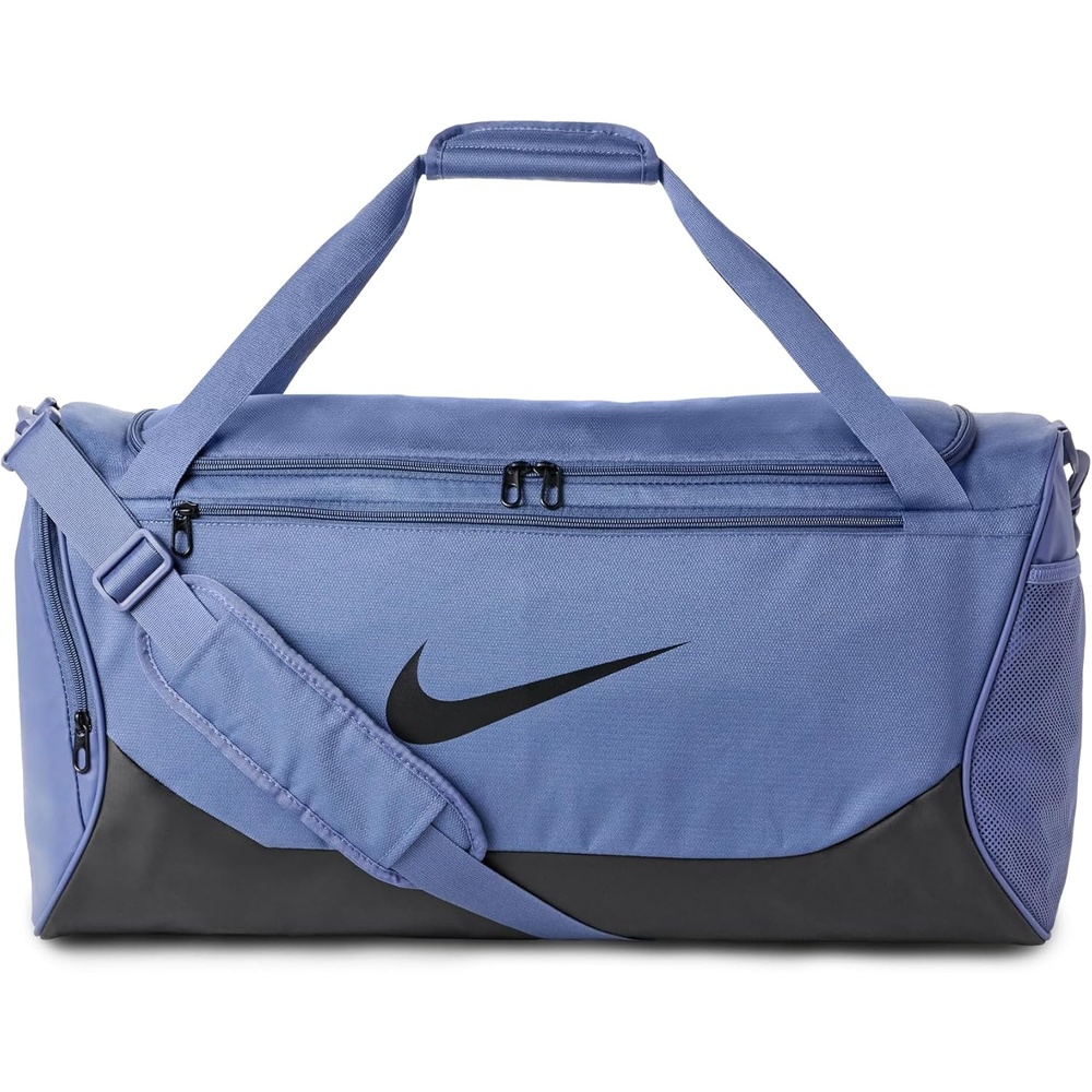 image:imageNike Unisex Adult Gameday Brasilia X Training Duffel Bag 24L 40L 60L or 95L Mens and WomensDiffused BlueBlackBlack
