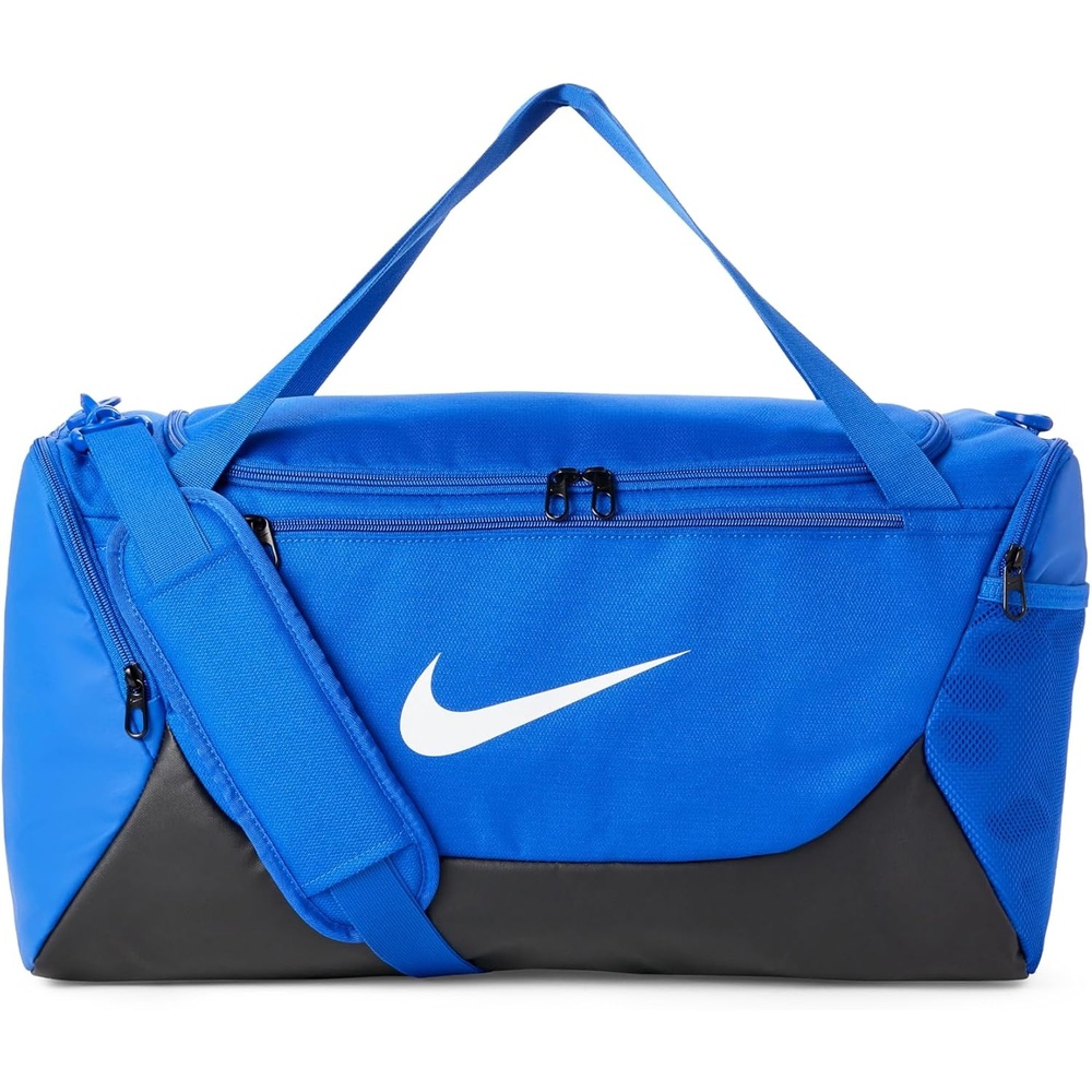 image:imageNike Unisex Adult Gameday Brasilia X Training Duffel Bag 24L 40L 60L or 95L Mens and WomensGame RoyalBlackWhite