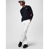 Nike Men’s Club Open Hem Brushed Fleece Pants(Birch Heather/White/White)