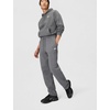 Nike Men’s Club Open Hem Brushed Fleece Pants(Charcoal Heathr/Iron Grey/White)
