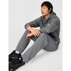Nike Men’s Club Open Hem Brushed Fleece Pants(Charcoal Heathr/Iron Grey/White)