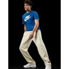 Nike Men’s Club Open Hem Brushed Fleece Pants(Light Khaki/Light Khaki/White)