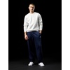 Nike Men’s Club Open Hem Brushed Fleece Pants(Obsidian/Obsidian/White)