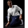 Nike Men’s Club Open Hem Brushed Fleece Pants(Obsidian/Obsidian/White)